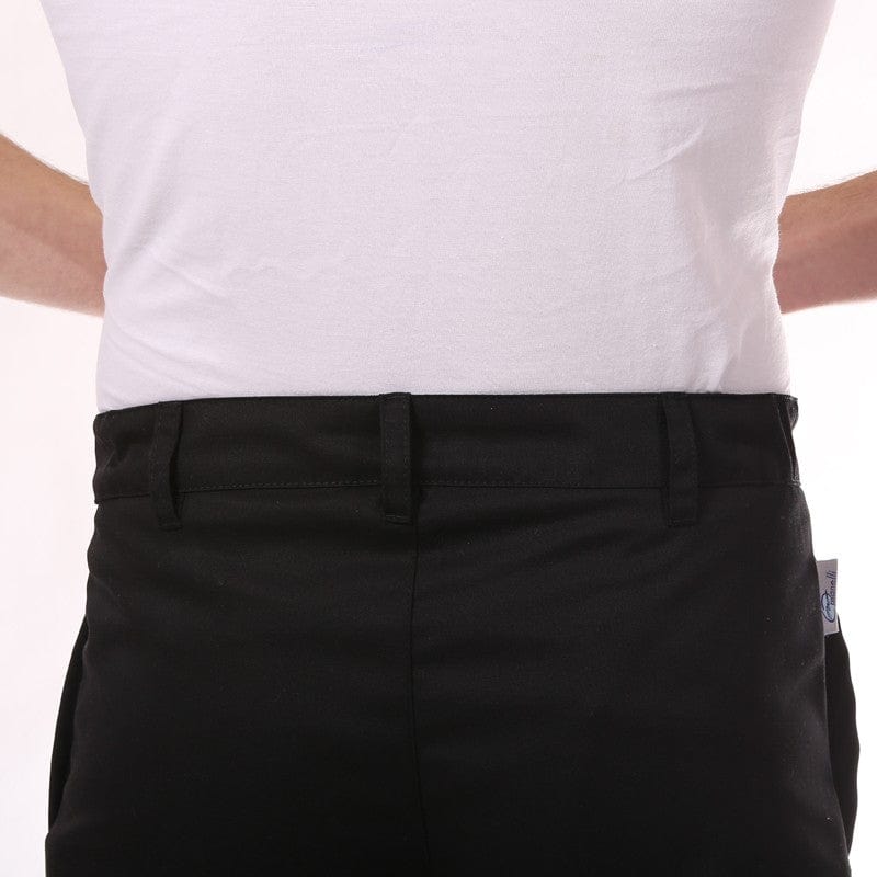 Louis Black Chef Trousers with Buttons - MANELLI -  by Manelli | MANELLI``