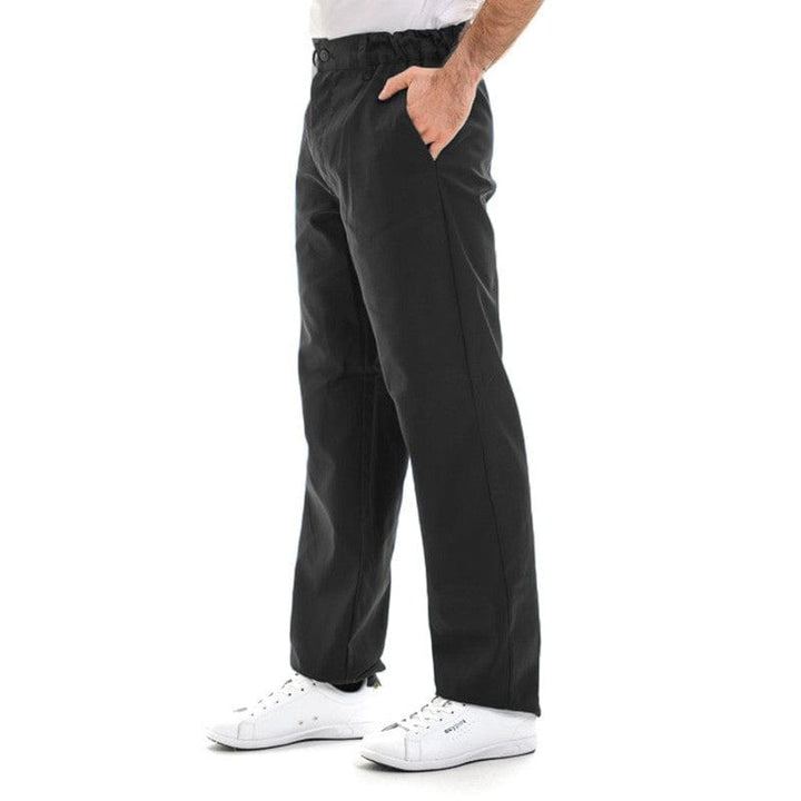 Louis Black Chef Trousers with Buttons - MANELLI -  by Manelli | MANELLI``