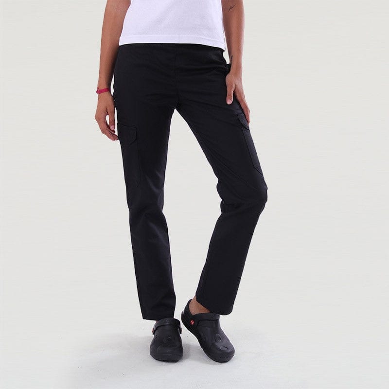 Manelli Black Women's Kitchen Pants with Side Pockets - Manelli -  by Manelli | MANELLI``