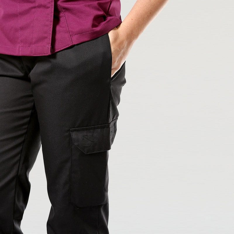 Manelli Black Women's Kitchen Pants with Side Pockets - Manelli -  by Manelli | MANELLI``