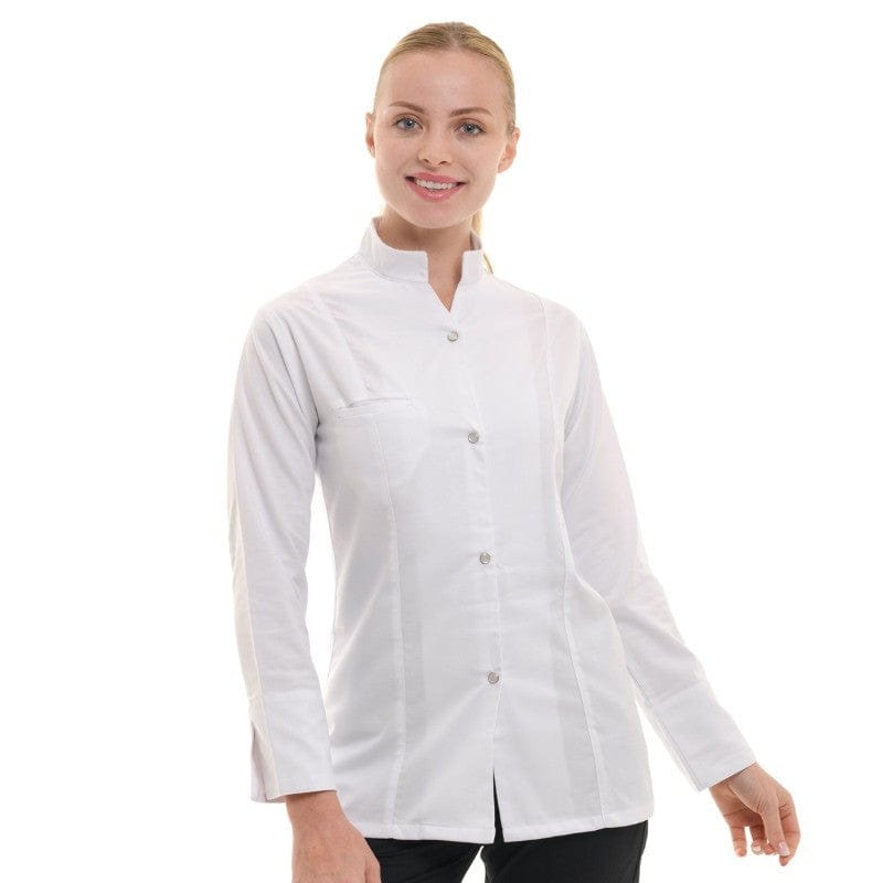 Marbella Women's Kitchen Coat Short Sleeve White - MANELLI -  by Manelli | MANELLI``