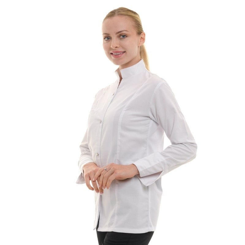 Marbella Women's Kitchen Coat Short Sleeve White - MANELLI -  by Manelli | MANELLI``