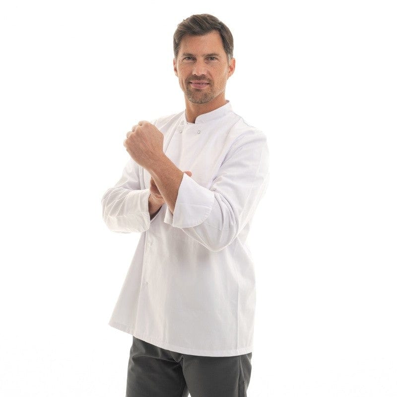 Men's Chef Coat Long Sleeve White - MANELLI -  by Manelli | MANELLI``