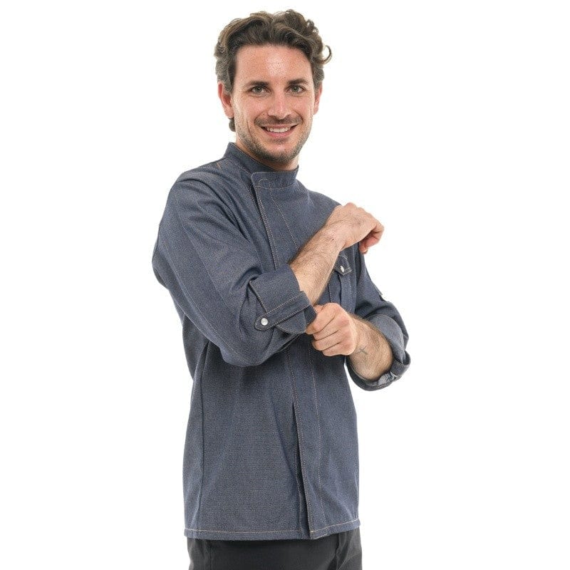 Men's Jean Chef Coat Short Sleeve - MANELLI -  by Manelli | MANELLI``