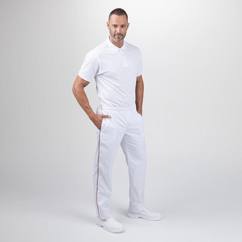 Men's Kitchen Trousers White Napoli - MANELLI -  by Manelli | MANELLI``