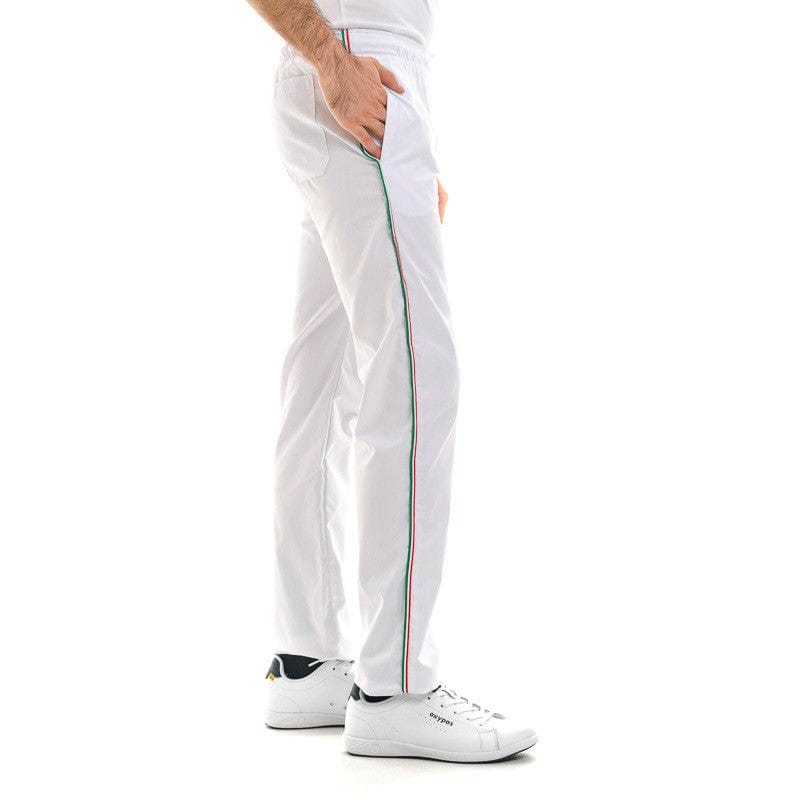 Men's Kitchen Trousers White Napoli - MANELLI -  by Manelli | MANELLI``