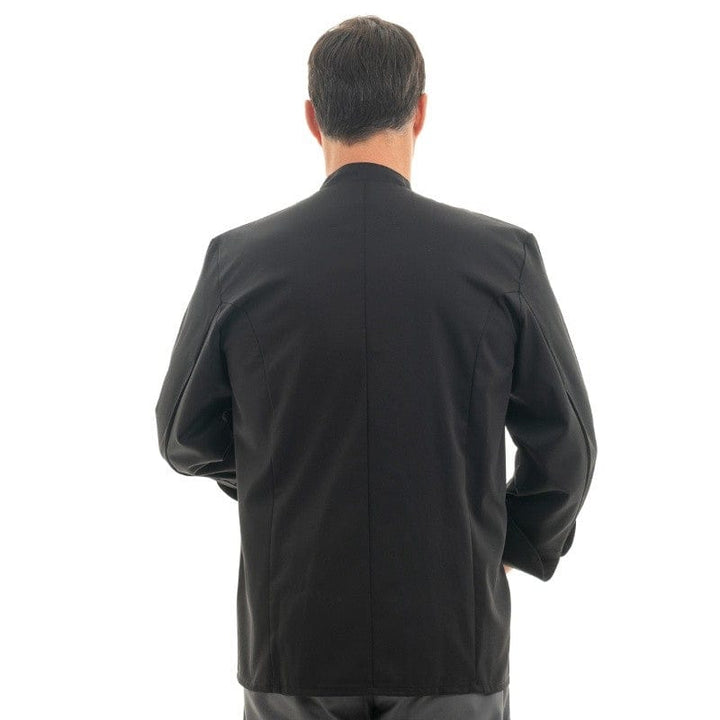 Men's Long Sleeve Apprentice Black Cooking Coat  - MARX - MANELLI -  by Manelli | MANELLI``