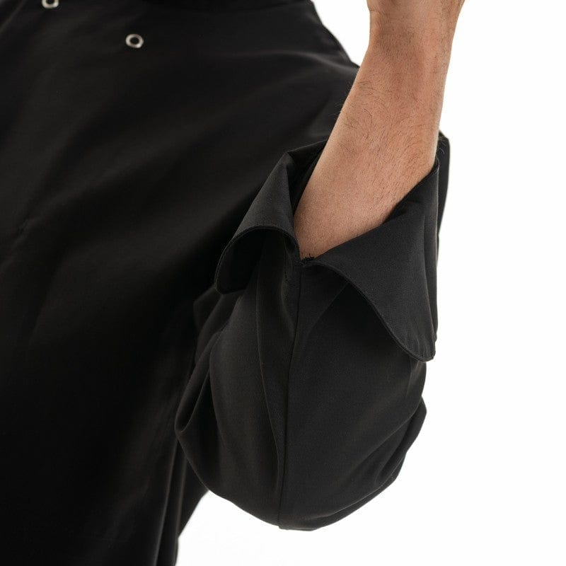 Men's Long Sleeve Apprentice Black Cooking Coat  - MARX - MANELLI -  by Manelli | MANELLI``