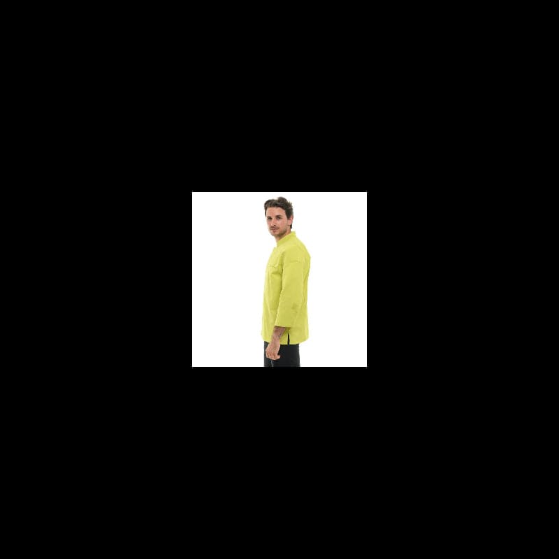 Men's Long Sleeve Lime Chef Coat  - MANELLI -  by Manelli | MANELLI``