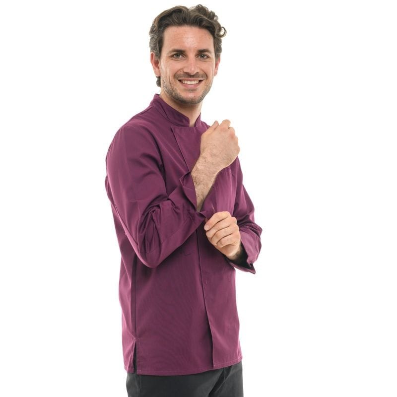 Men's Long Sleeve Plum Cooking Coat  - MANELLI -  by Manelli | MANELLI``