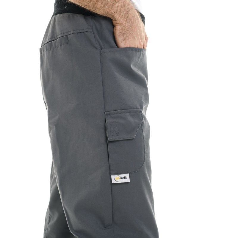 Mixed Gray Comfort Kitchen Trousers - MANELLI -  by Manelli | MANELLI``