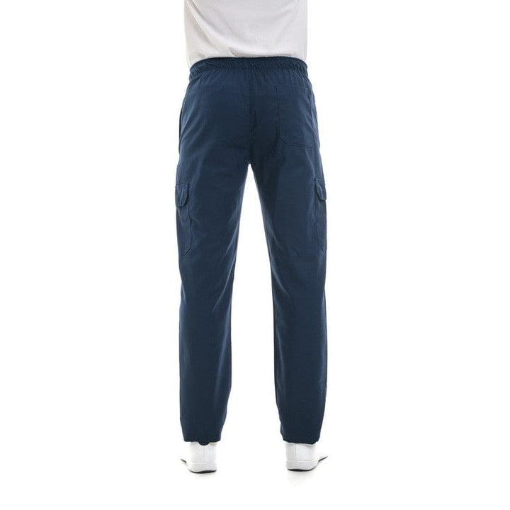 Navy Blue Kitchen Pants with Side Pockets - MANELLI -  by Manelli | MANELLI``