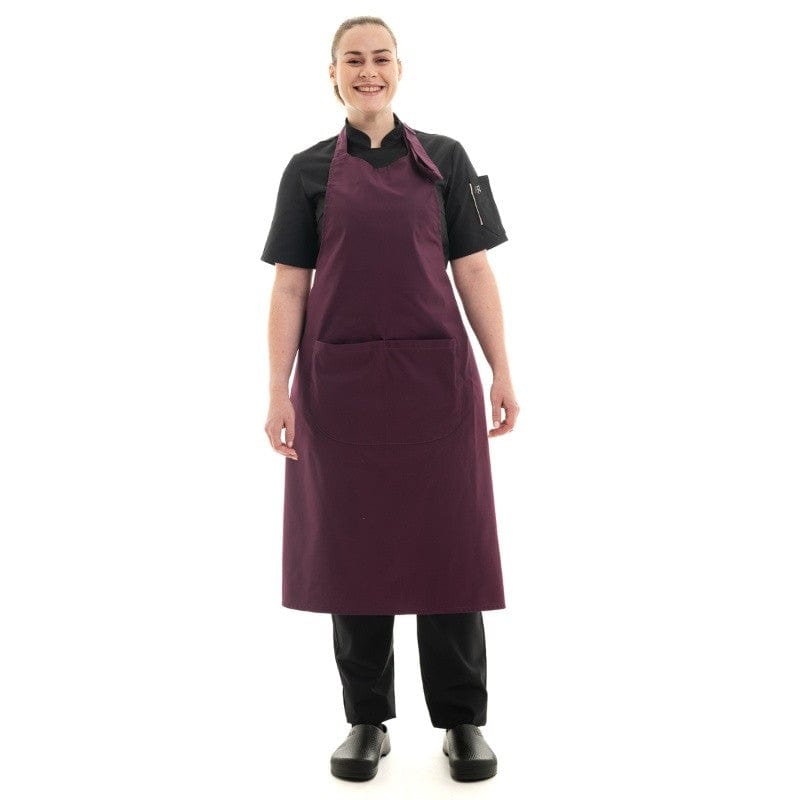 Plum Bib Apron - MANELLI -  by Manelli | MANELLI``