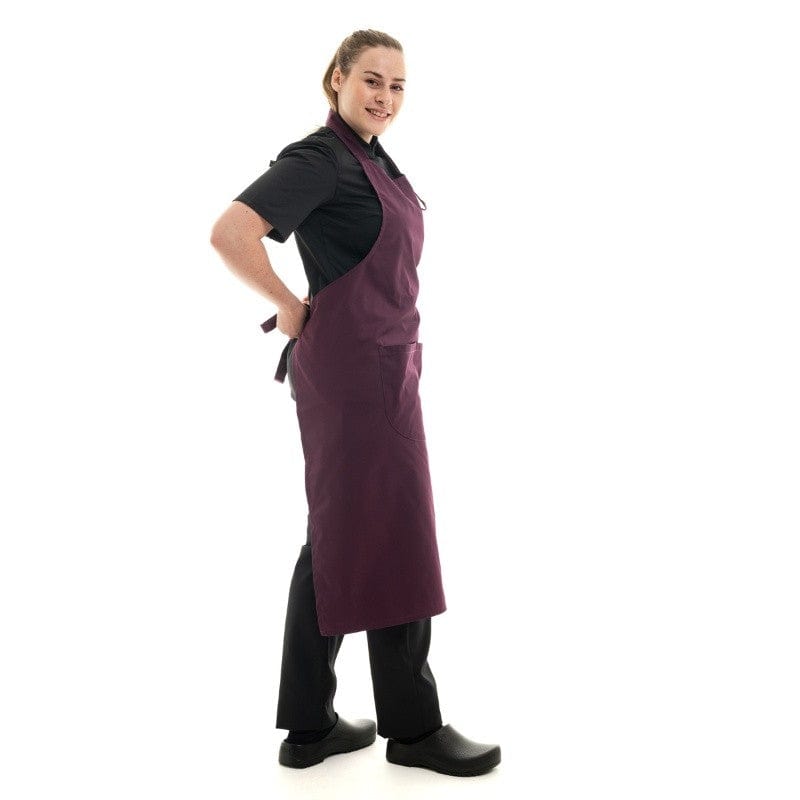 Plum Bib Apron - MANELLI -  by Manelli | MANELLI``