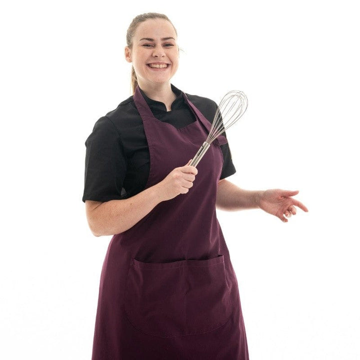 Plum Bib Apron - MANELLI -  by Manelli | MANELLI``