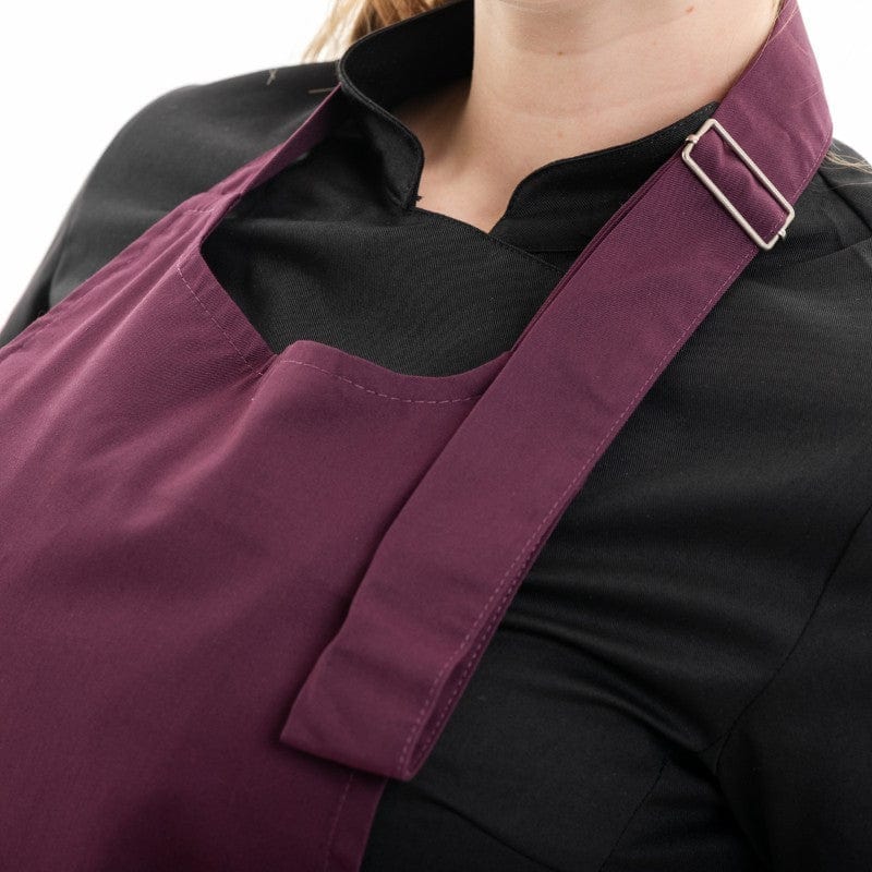 Plum Bib Apron - MANELLI -  by Manelli | MANELLI``