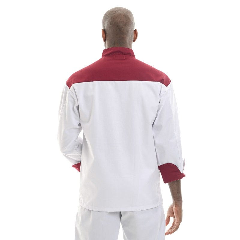 Red Master Chef Coat - Short Sleeve - MANELLI -  by Manelli | MANELLI``