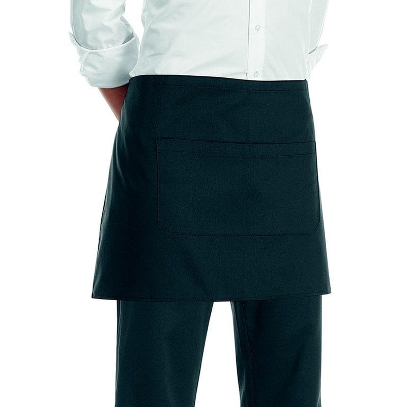 Short Black Kitchen Apron 15.75 inch With Pocket - MANELLI -  by Manelli | MANELLI``