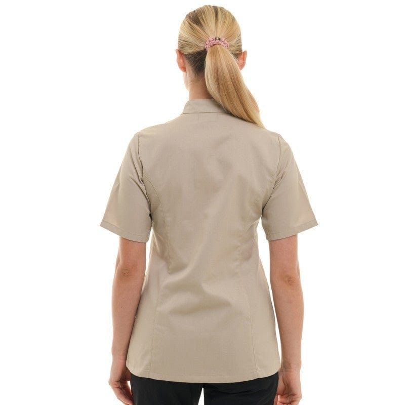 Women's Short Sleeve Beige Kitchen Coat  - MANELLI -  by Manelli | MANELLI``