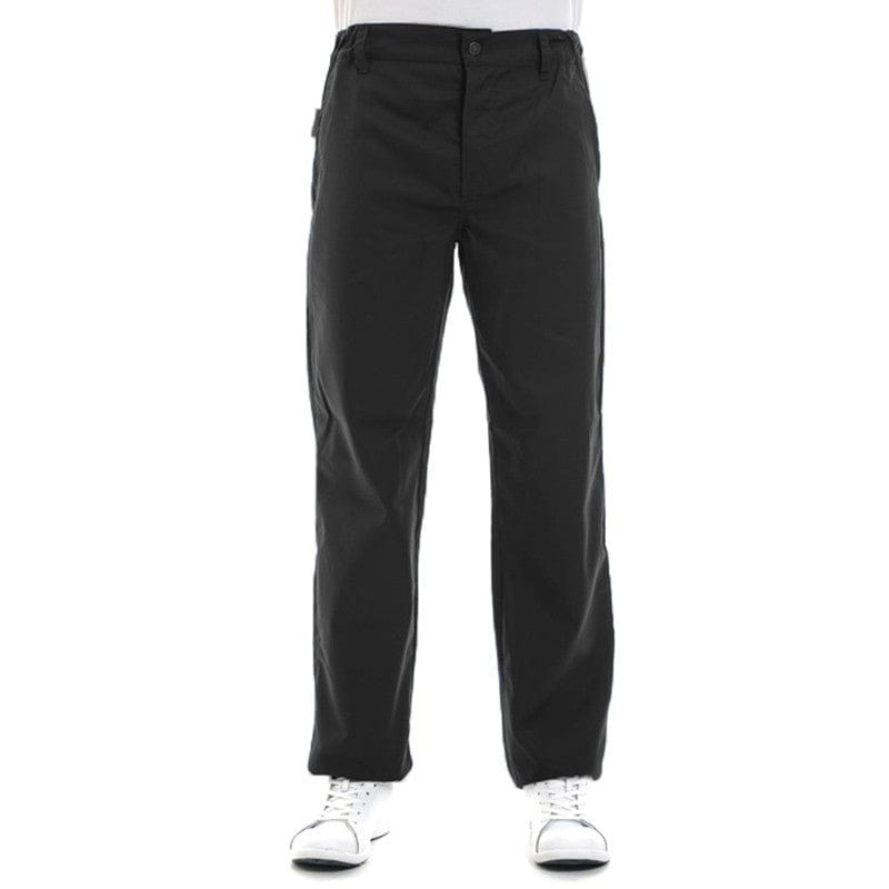 Louis Black Chef Trousers with Buttons - MANELLI -  by Manelli | MANELLI``