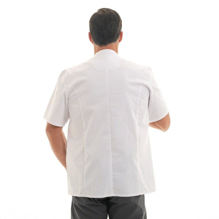 Unisex Short Sleeve White Cooking Coat - MANELLI -  by Manelli | MANELLI``