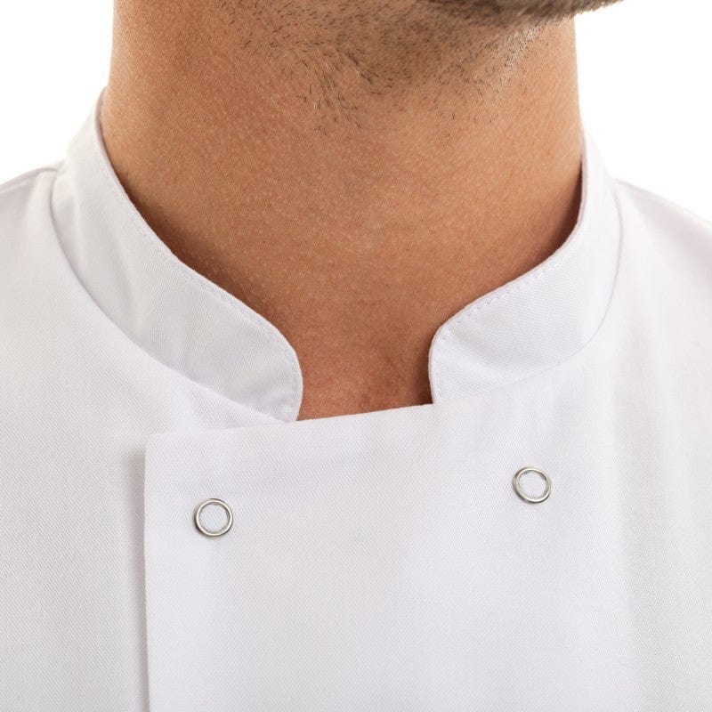 Unisex Short Sleeve White Cooking Coat - MANELLI -  by Manelli | MANELLI``