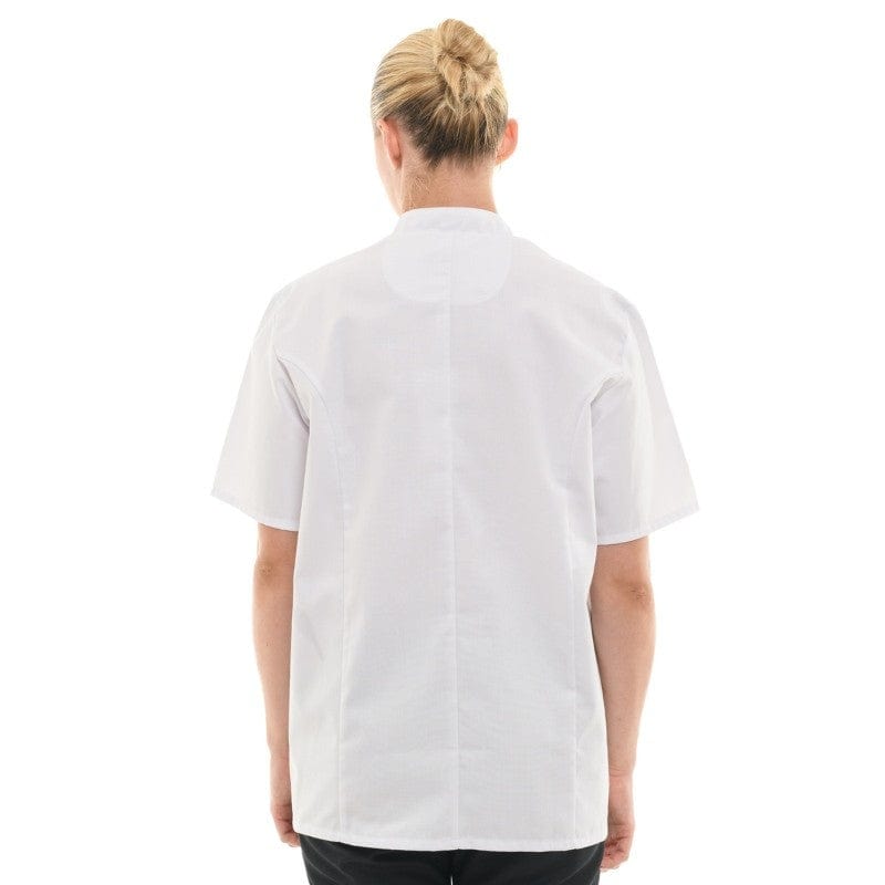 Unisex Short Sleeve White Cooking Coat - MANELLI -  by Manelli | MANELLI``