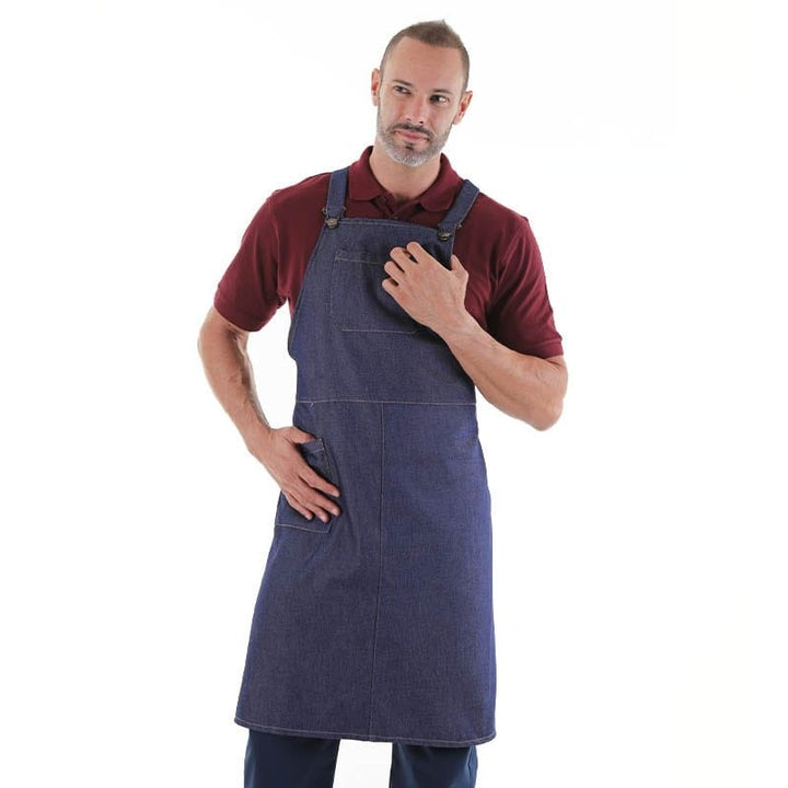 Urban Crossover Denim Bib Apron - MANELLI -  by Manelli | MANELLI``