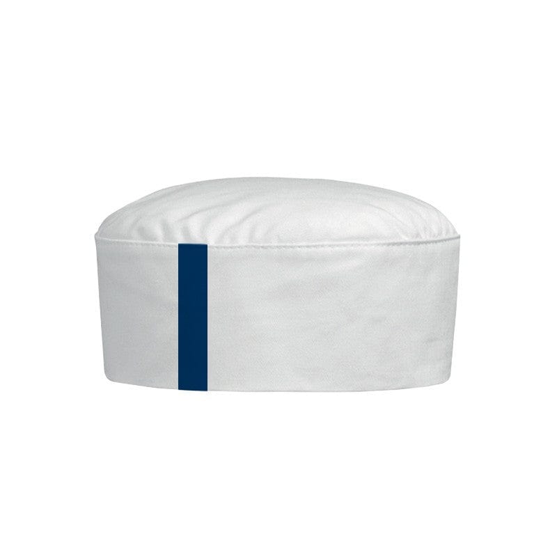 White Cap with Navy Blue Piping - MANELLI -  by Manelli | MANELLI``