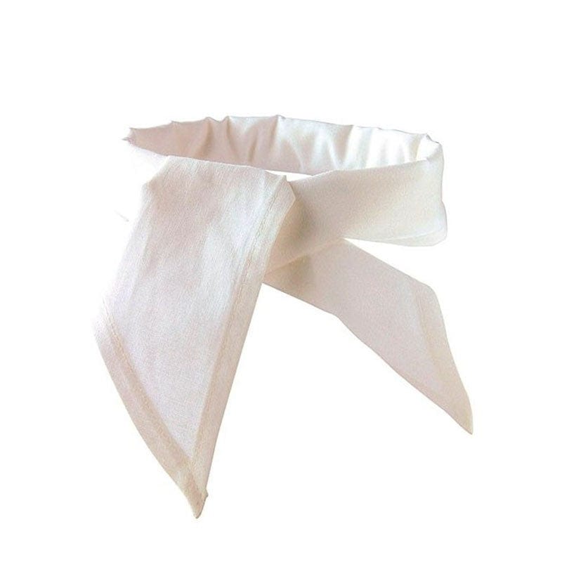 White Kitchen Neck Warmer 39.37 inch 100% Cotton - MANELLI -  by Manelli | MANELLI``