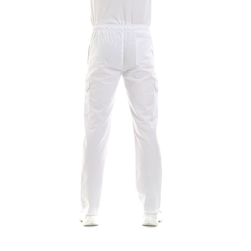 White Kitchen Pants with Side Pockets - MANELLI -  by Manelli | MANELLI``