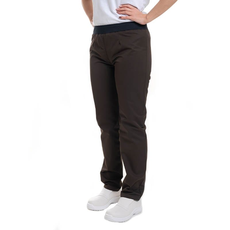 Women's Brown Slim Kitchen Trousers - Manelli -  by Manelli | MANELLI``