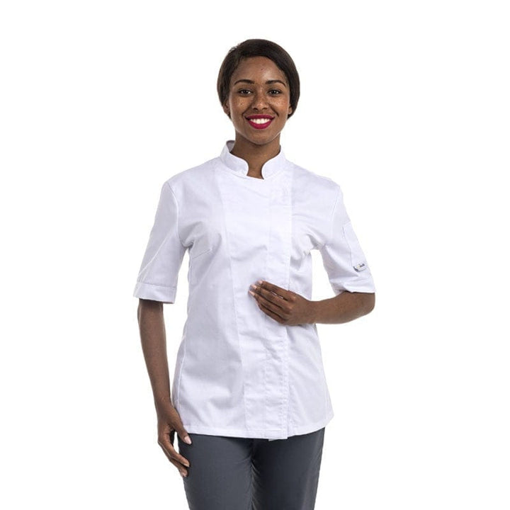 Women's Eco-Responsible Short Sleeve Kitchen Coat - MANELLI -  by Manelli | MANELLI``