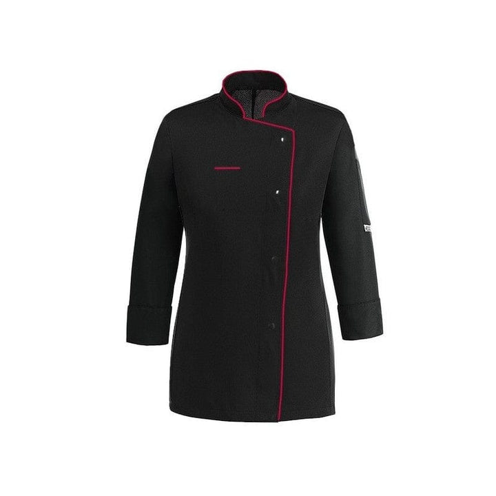 Women's Kitchen Coat with Red Piping - MANELLI -  by Manelli | MANELLI``