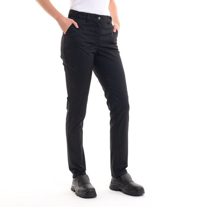 Women's Kitchen Trousers Slim Fit and Stretch Black - MANELLI -  by Manelli | MANELLI``