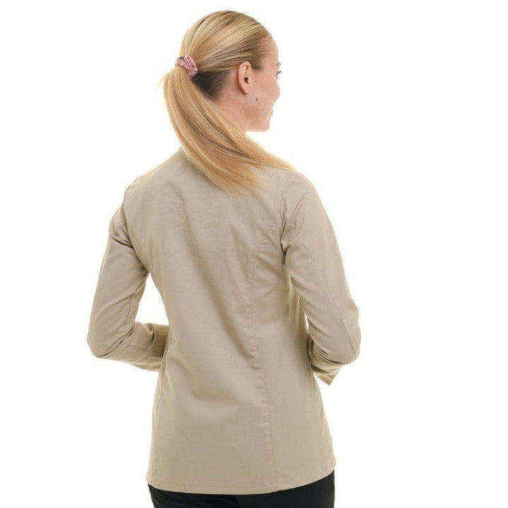 Women's Long Sleeve Beige Kitchen Coat - MANELLI -  by Manelli | MANELLI``