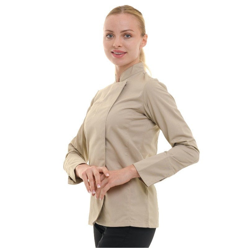 Women's Long Sleeve Beige Kitchen Coat - MANELLI -  by Manelli | MANELLI``