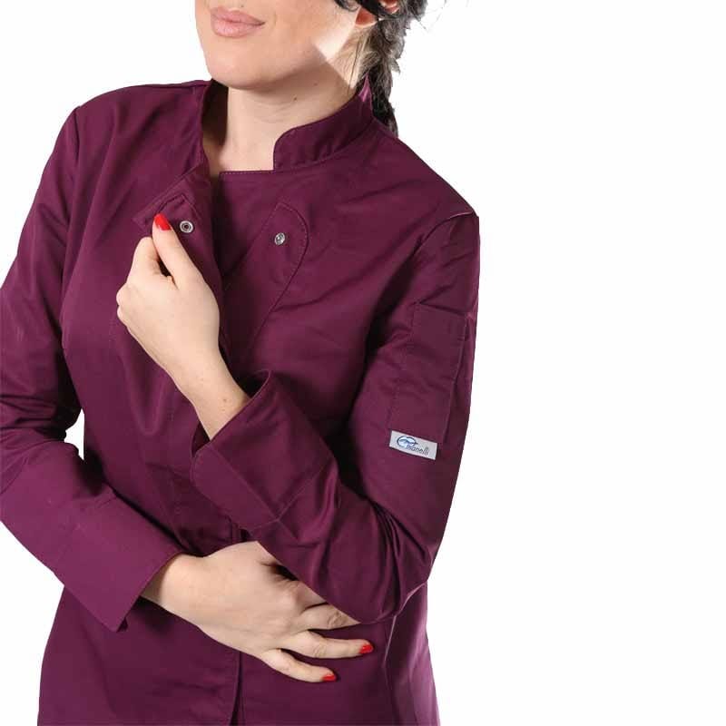 Women's Plum Long Sleeve Kitchen Coat - MANELLI -  by Manelli | MANELLI``