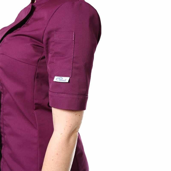 Women's Plum Long Sleeve Kitchen Coat - MANELLI -  by Manelli | MANELLI``