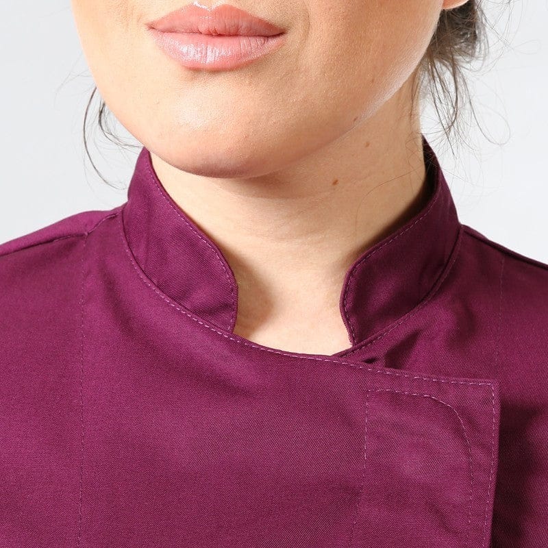 Women's Plum Short Sleeve Kitchen Coat - MANELLI -  by Manelli | MANELLI``