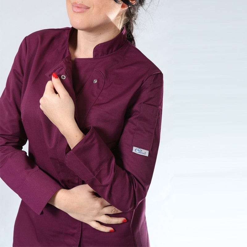 Women's Plum Short Sleeve Kitchen Coat - MANELLI -  by Manelli | MANELLI``