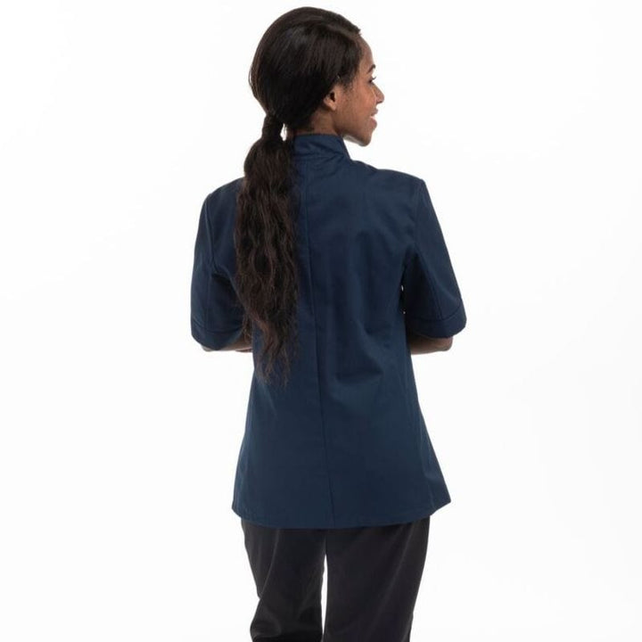 Women's Short Sleeve or Long Sleeve Blue Lady Kitchen Coat - MANELLI -  by Manelli | MANELLI``