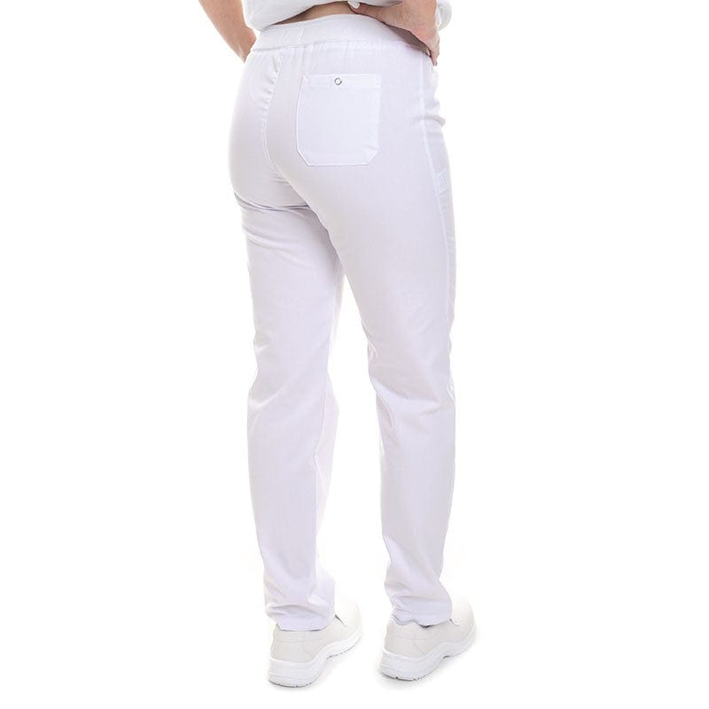 Women's White Slim Kitchen Trousers - Manelli -  by Manelli | MANELLI``