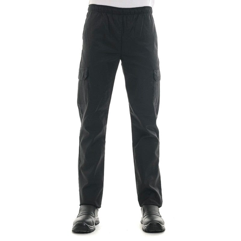 Black Kitchen Pants with Side Pockets - MANELLI -  by Manelli | MANELLI``