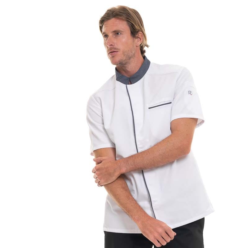 ABAX Denim Short Sleeve Kitchen Coat - ROBUR -  by Robur | MANELLI``