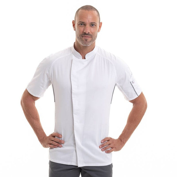 Benak Short Sleeve Kitchen Coat 37.5 technology - ROBUR -  by Robur | MANELLI``