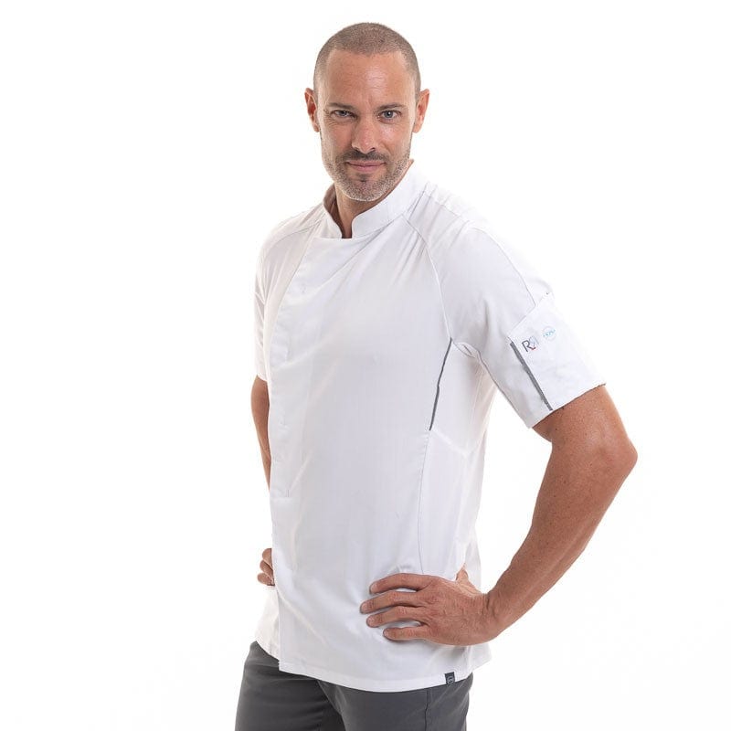 Benak Short Sleeve Kitchen Coat 37.5 technology - ROBUR -  by Robur | MANELLI``