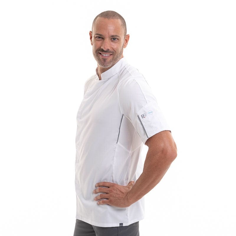 Benak Short Sleeve Kitchen Coat 37.5 technology - ROBUR -  by Robur | MANELLI``