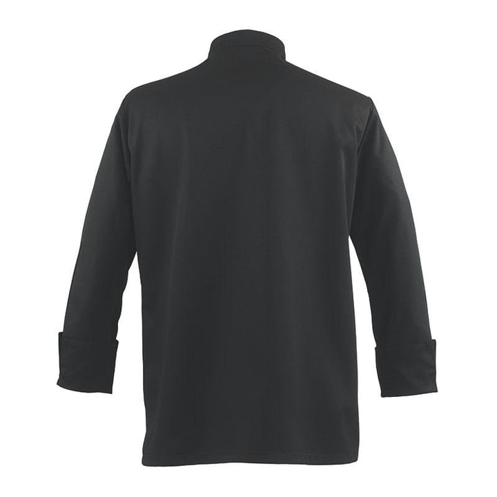 Bergame Black Long Sleeve Chef Coat - ROBUR -  by Robur | MANELLI``