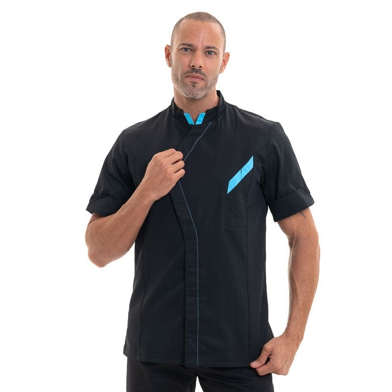 Black and Blue Robur Pastry Chef Coat Versant - Robur -  by Robur | MANELLI``